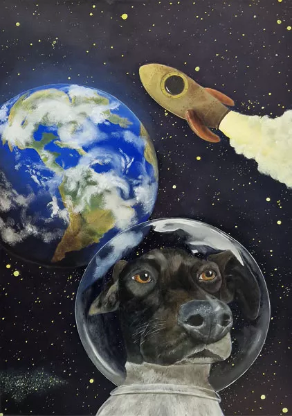 Space doggy